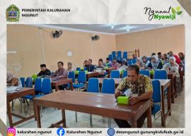 Wujudkan Transparansi, Lurah Ngunut Sampaikan Laporan Akhir Pertanggungjawaban